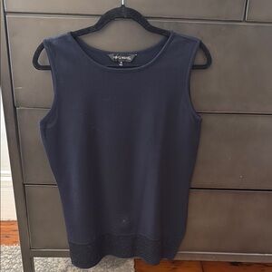 Alexander Wang Navy Sleeveless Top